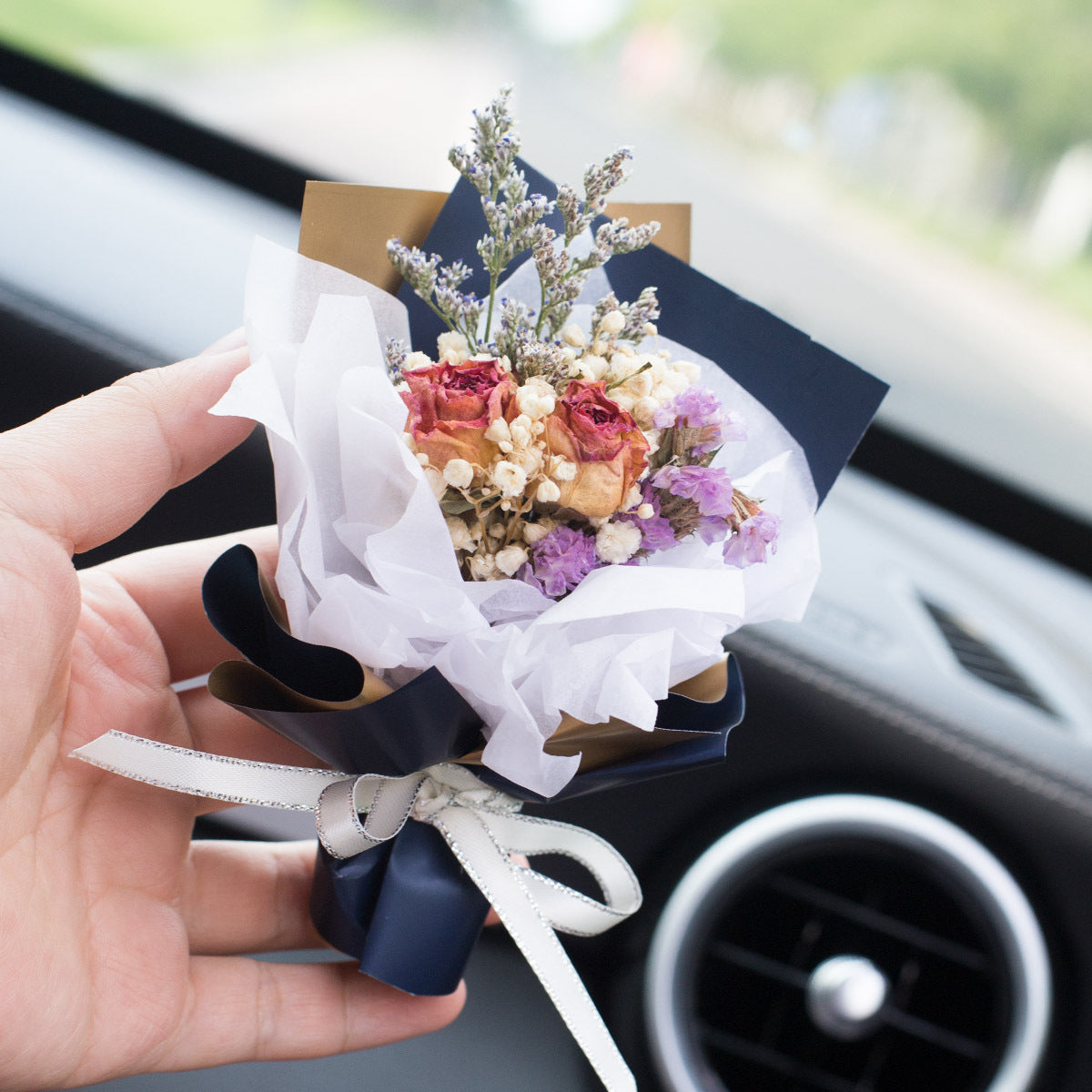 Car Vent Perfume Handmade Dried Bouquet